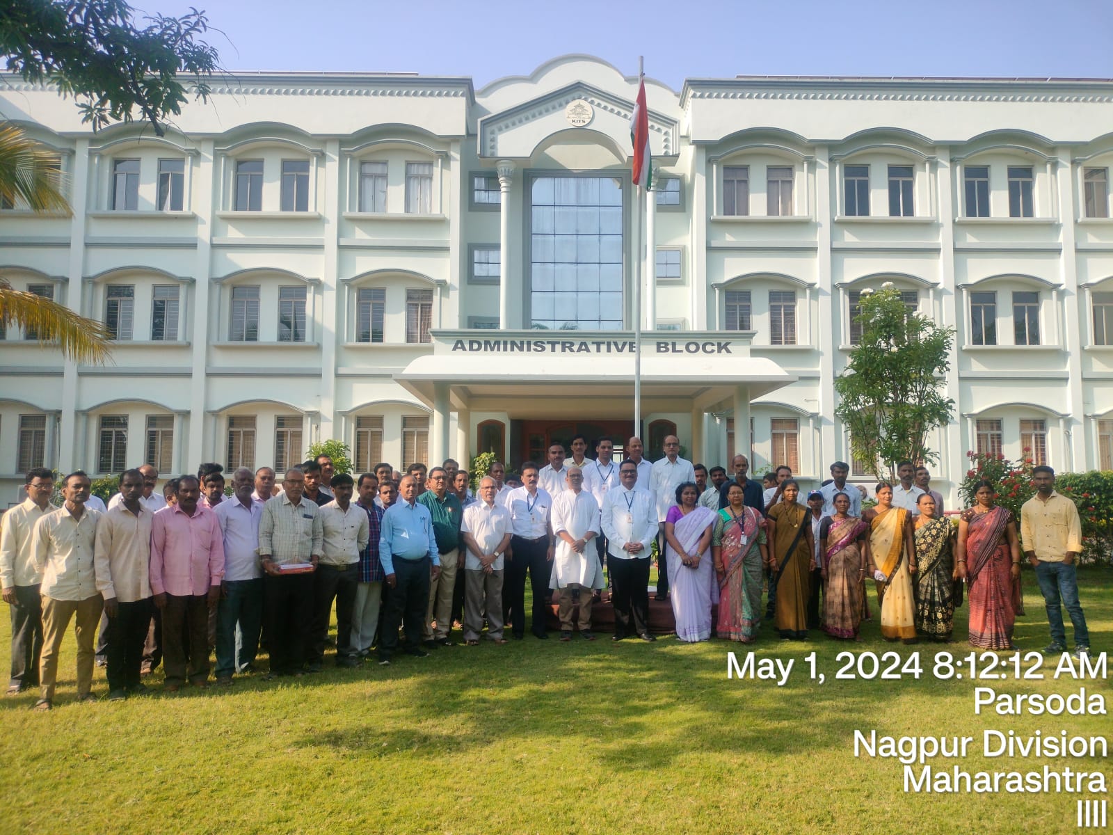 Maharashtra Day Celebration at K.I.T.S., Ramtek