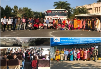 Industrial visit to RADAR section of Dr. Babasaheb Ambedkar International Airport, Nagpur.