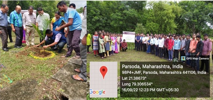Tree Plantation on 91st Birth Anniversary of Hon' Founder Chairman Late Sri. V. Rajeswar Rao Garu