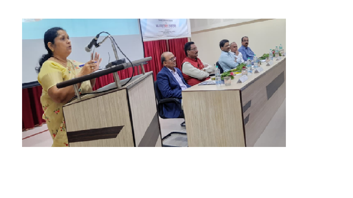 One Who Treies Never Loses said  Prof. Lalita  Chandrate at Valedictory  Funciotn