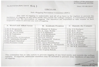 Ragging Prevention Committee (RPC)